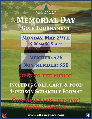 Memorial Golf Tourney 2023