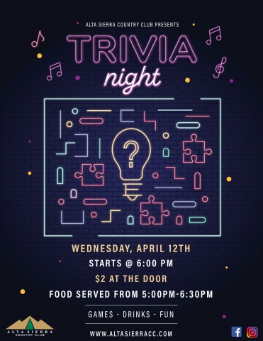 Trivia Night 4 12