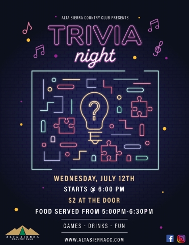 Trivia Night 7 12